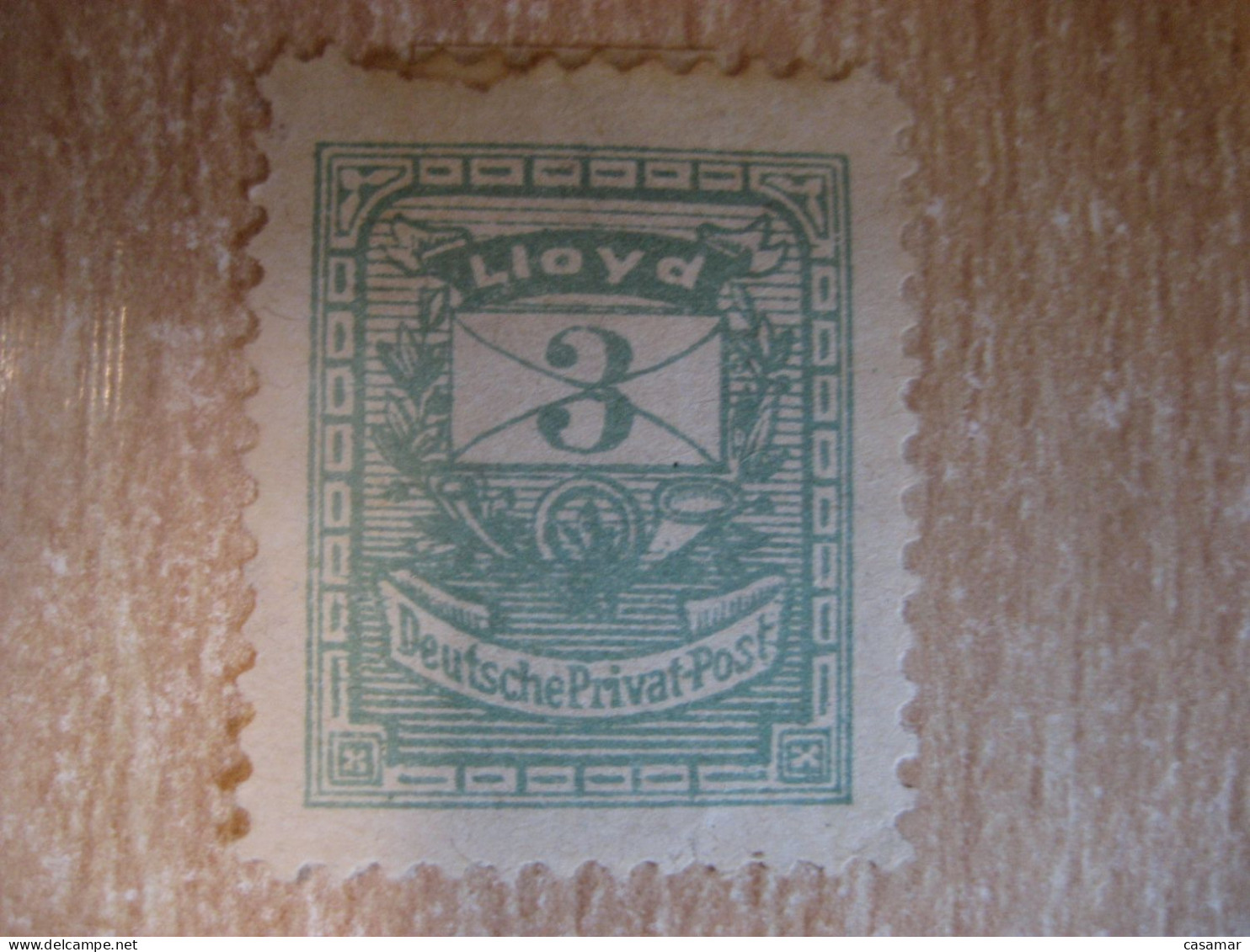 BERLIN 1886 Lloyd 3 Pf Privat Private Local Stamp GERMANY Slight Faults - Postes Privées & Locales