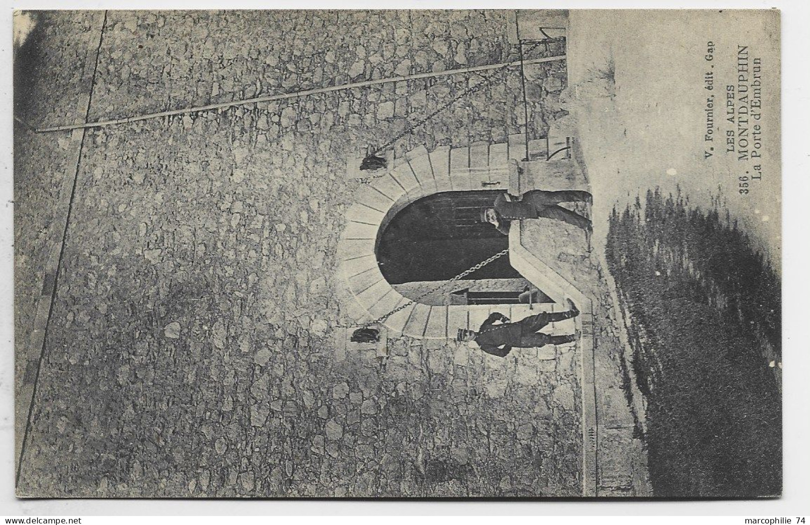 MONTDAUPHIN CARTE + GRIFFE HOPITAL MILITAIRE DE MONT DAUPHIN 9 COTO 1915 - WW I