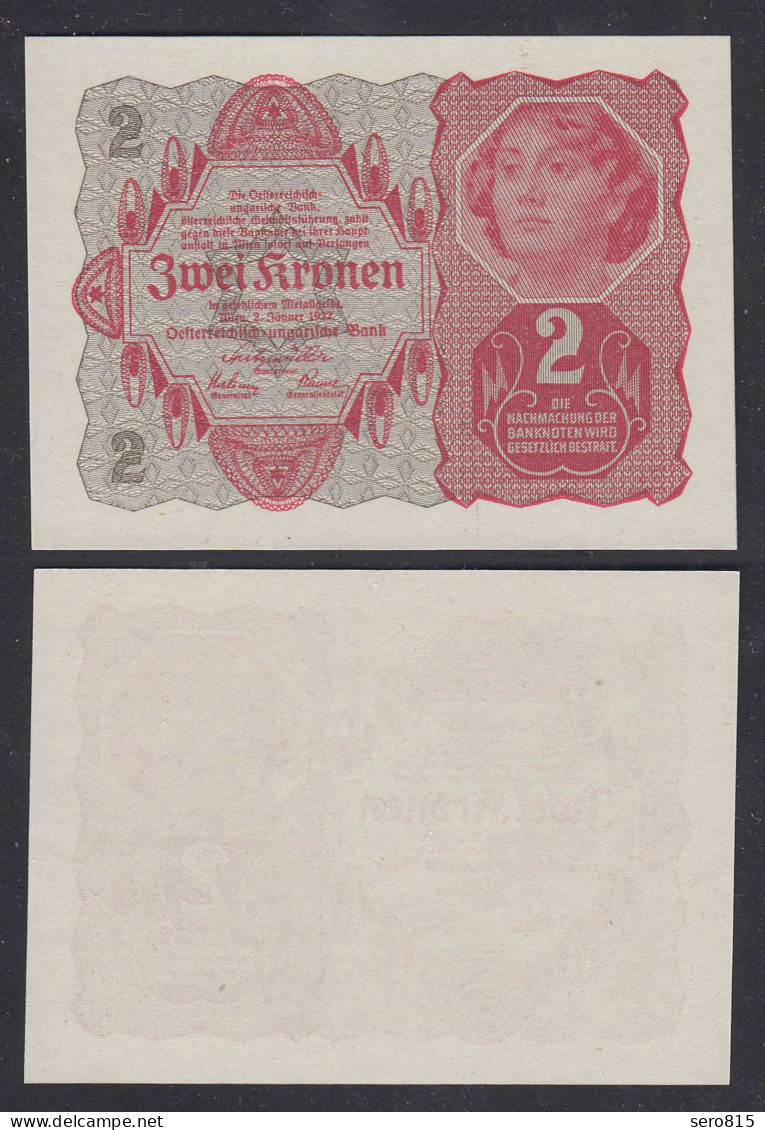 Österreich - Austria 2 Kronen 1922 Pick 74 UNC (1)     (29715 - Austria