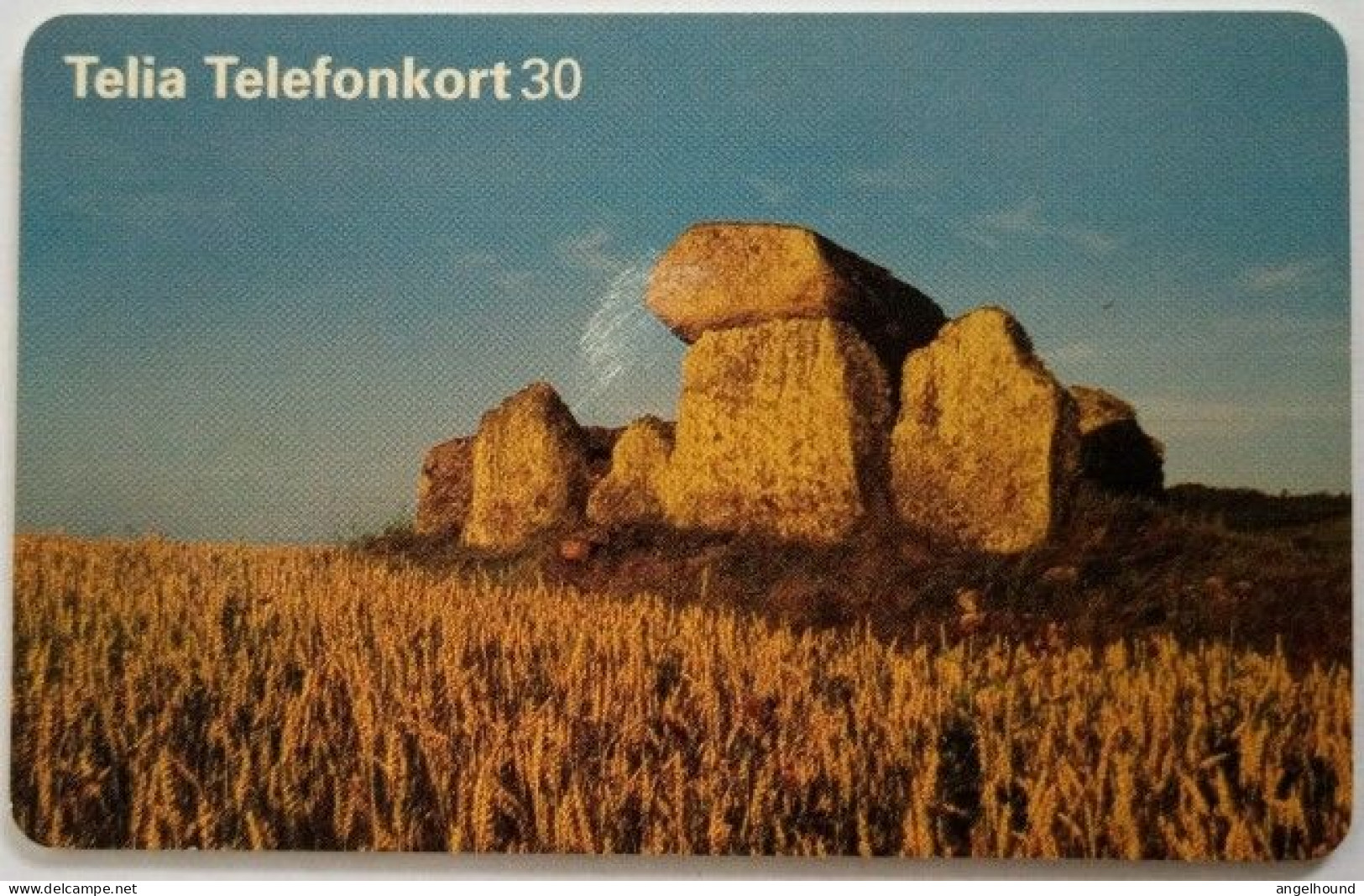 Sweden 30Mk. Chip Card - Necropolis Of Luttra - Suède