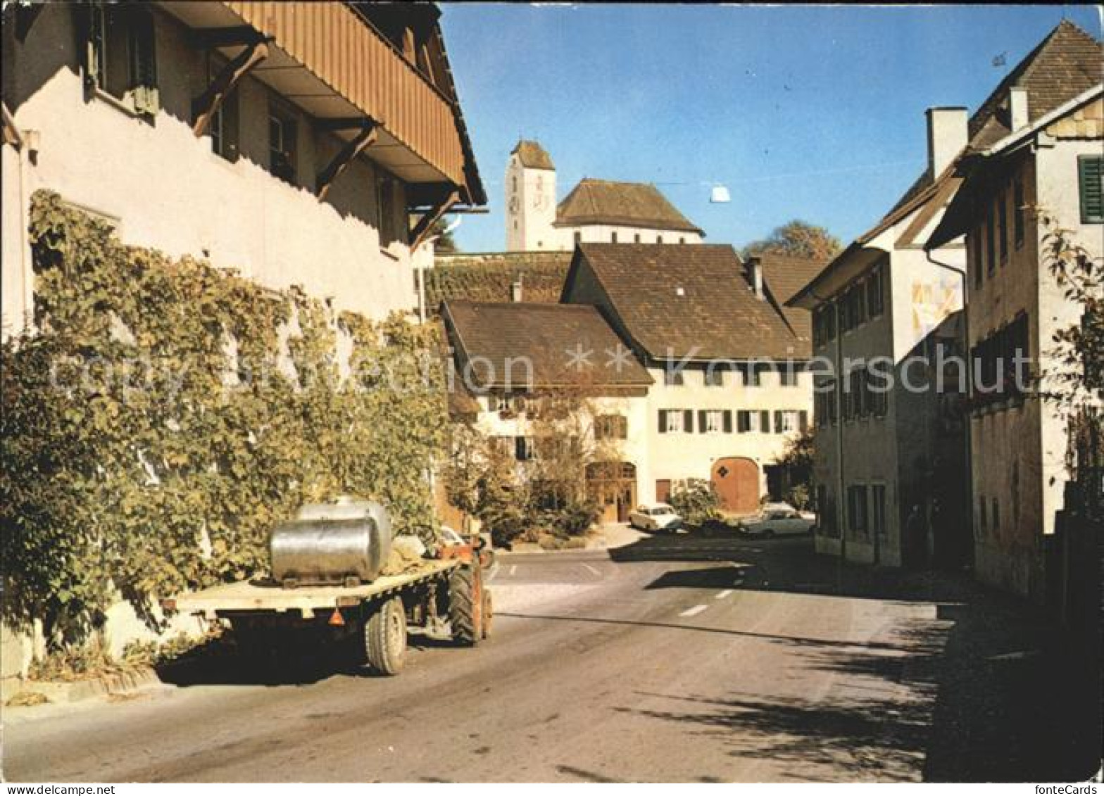 11703886 Wilchingen Dorfpartie Traktor Wilchingen - Autres & Non Classés