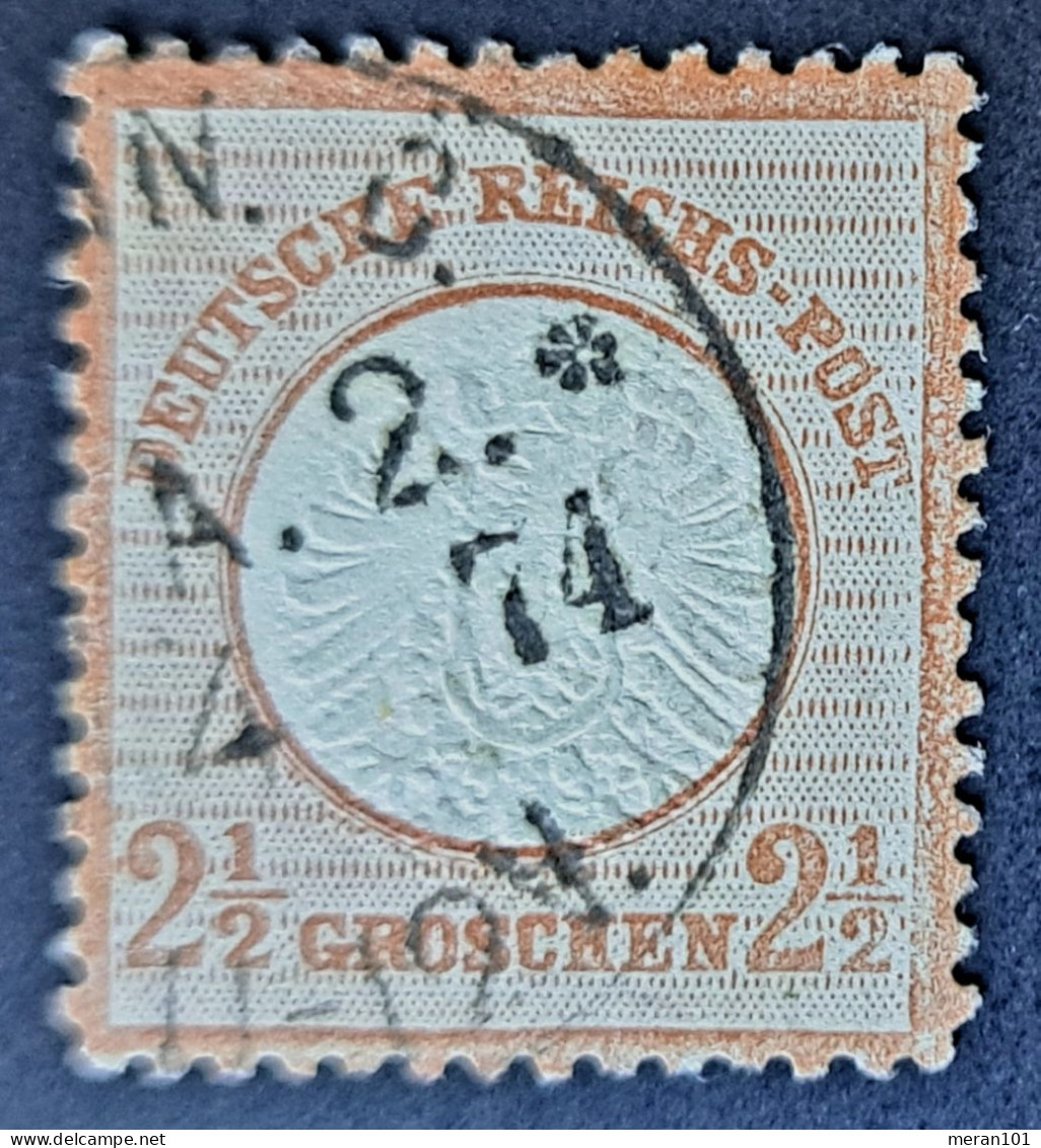 Deutsches Reich 1874, Brustschild Mi 21a Gestempelt Signiert - Used Stamps