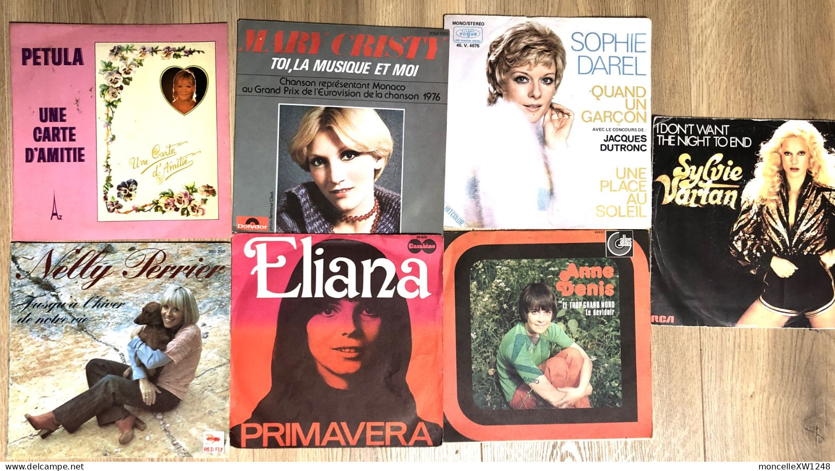 Lot De 15 X 45 T SP Chanteuses Françaises 60-70 - Gall, Jeanie, Clark... - 45 Toeren - Maxi-Single