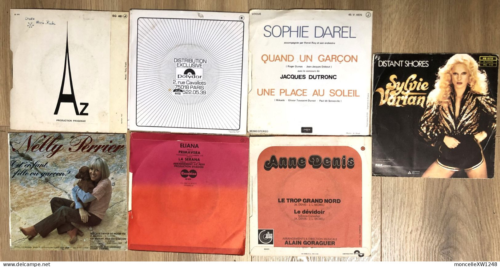 Lot De 15 X 45 T SP Chanteuses Françaises 60-70 - Gall, Jeanie, Clark... - 45 Rpm - Maxi-Singles