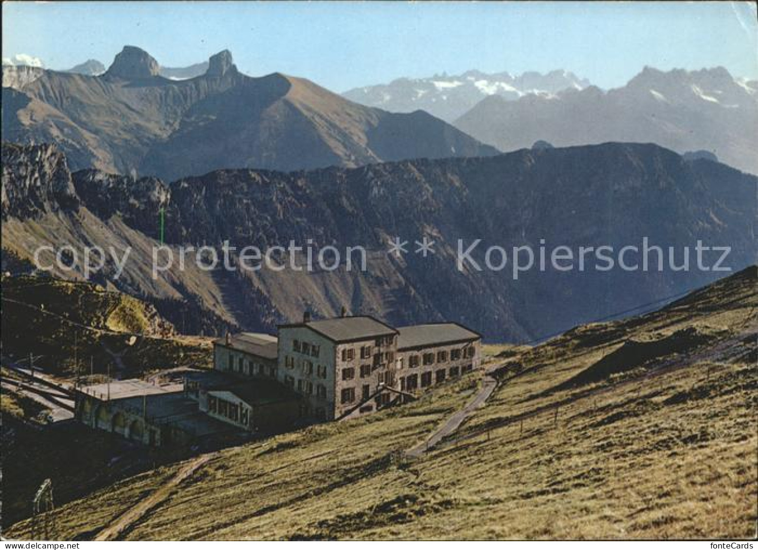 11703486 Rochers De Naye Grand Hotel Les Tours D Ai Et Les Dents Du Midi Rochers - Autres & Non Classés