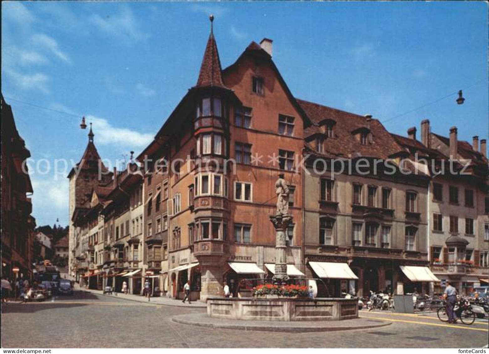 11703346 Schaffhausen SH Oberstadt Vierr&#246;hrenbrunnen Und Obertor Schaffhaus - Autres & Non Classés