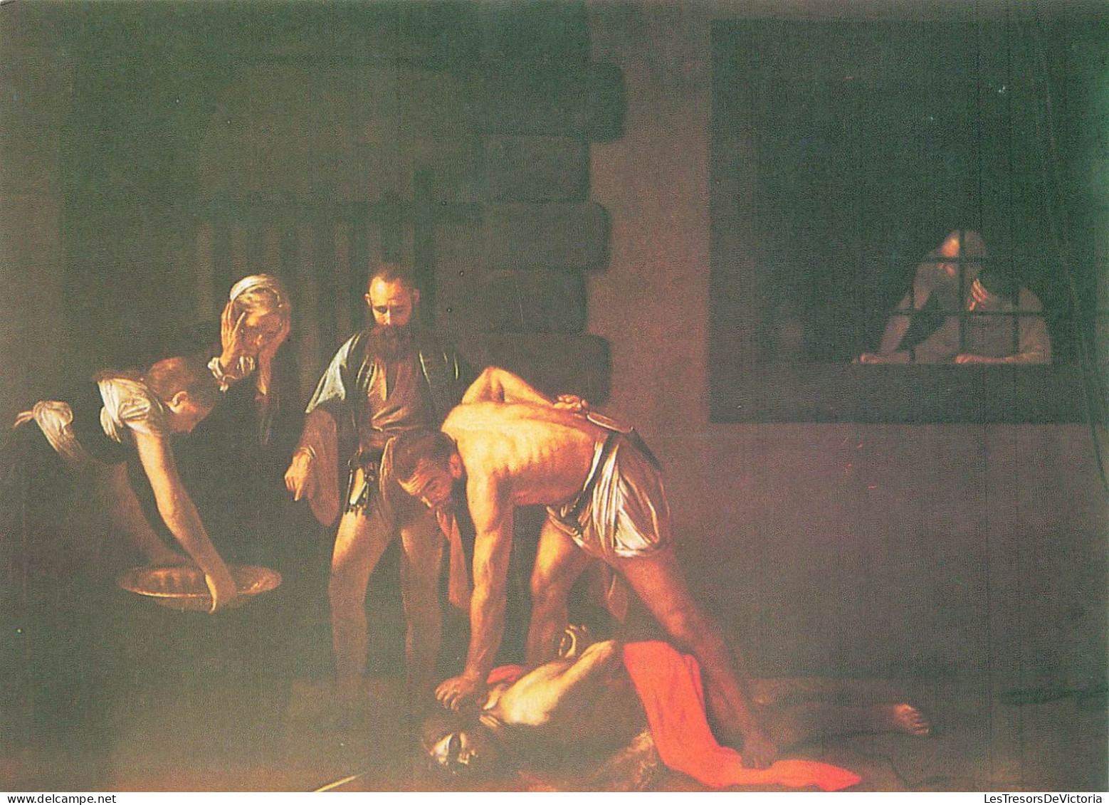 MALTE - Valletta - Museum Of St John's Co-Cathedral - Beheading Of St John By Michelangelo - Colorisé - Carte Postale - Malte