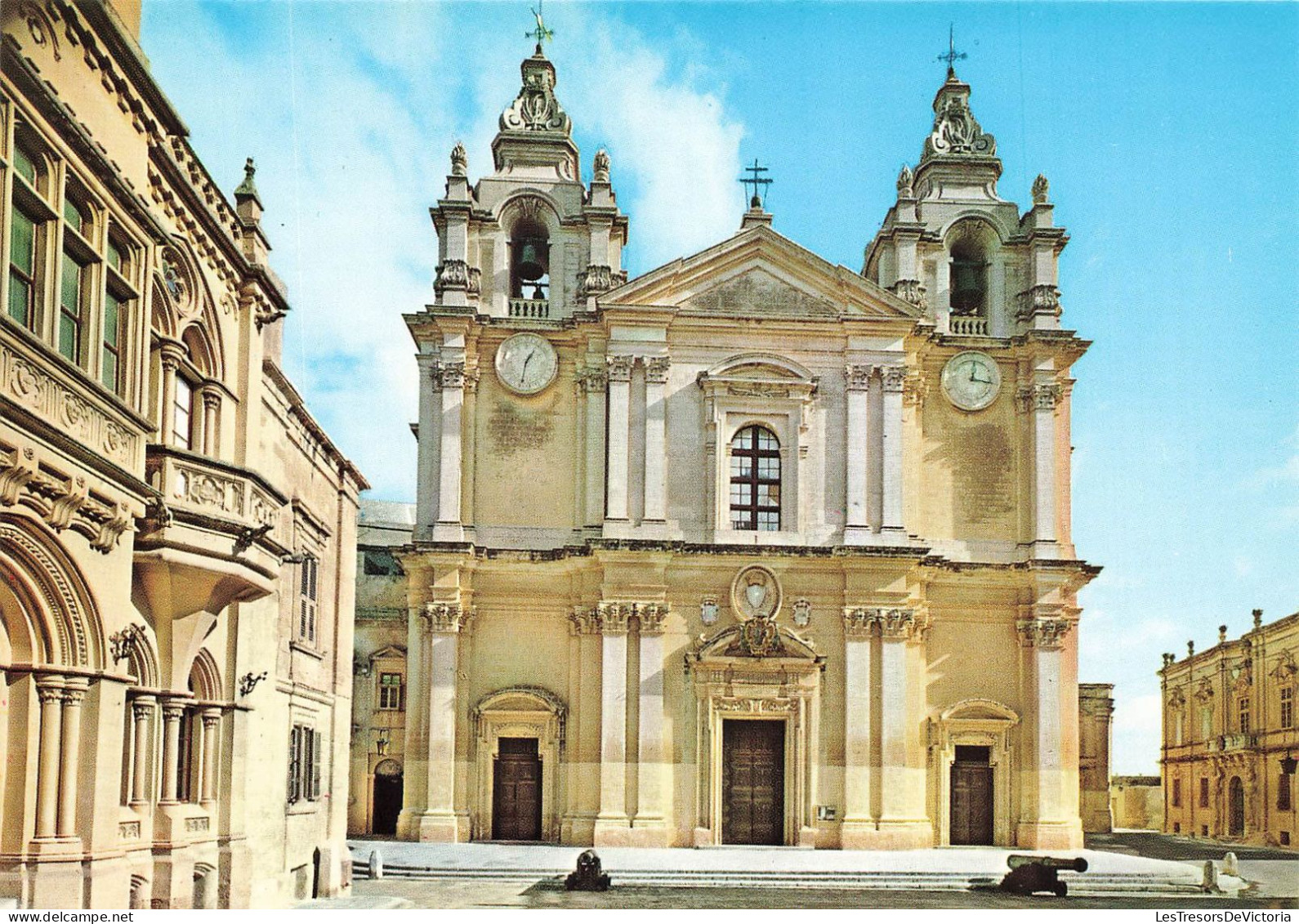 MALTE - Midina - Vue Générale De La Cathédrale - Colorisé - Carte Postale - Malta