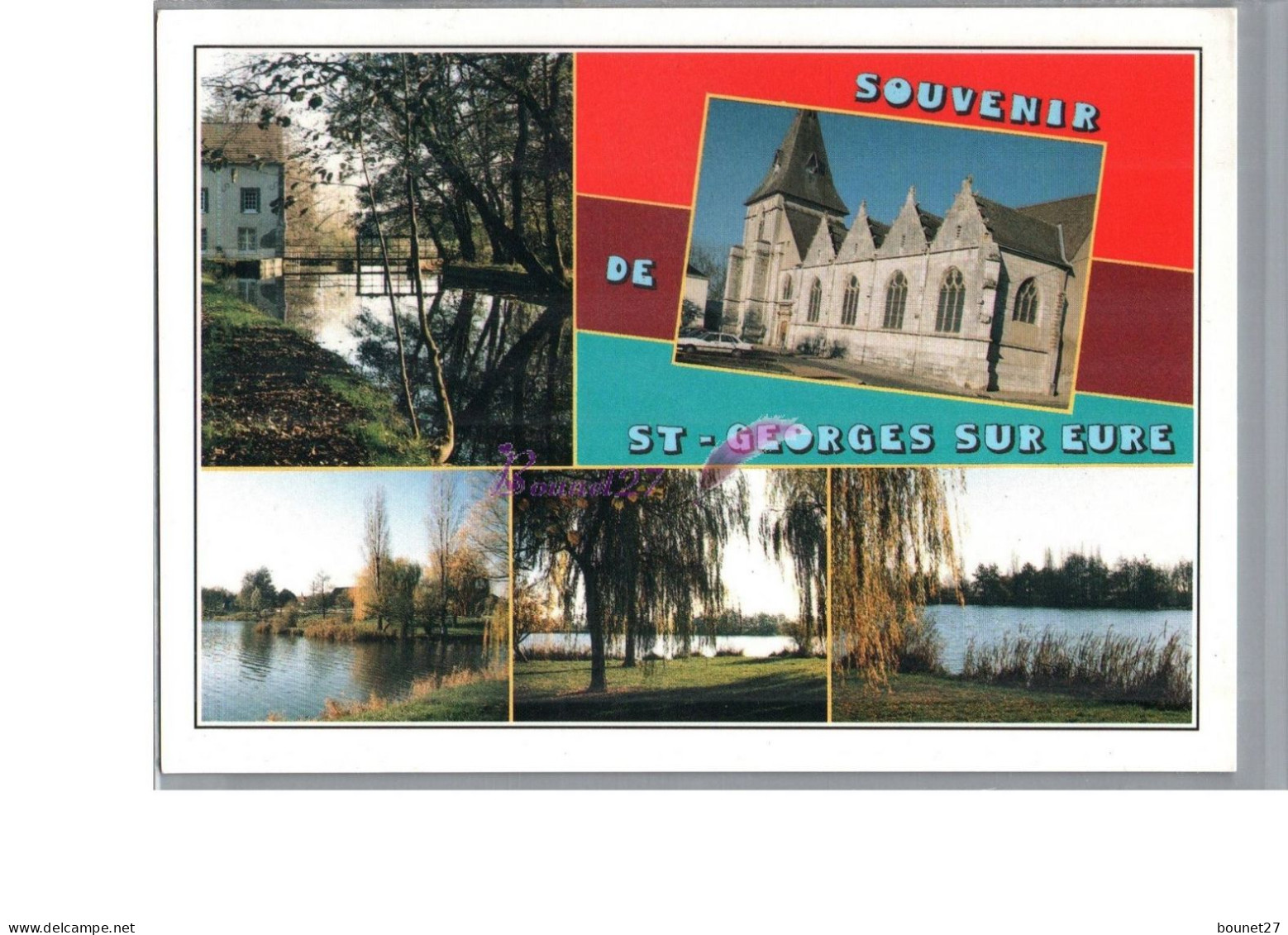 SAINT GEORGES SUR EURE - Souvenir L'Eglise Les étangs - Sonstige & Ohne Zuordnung