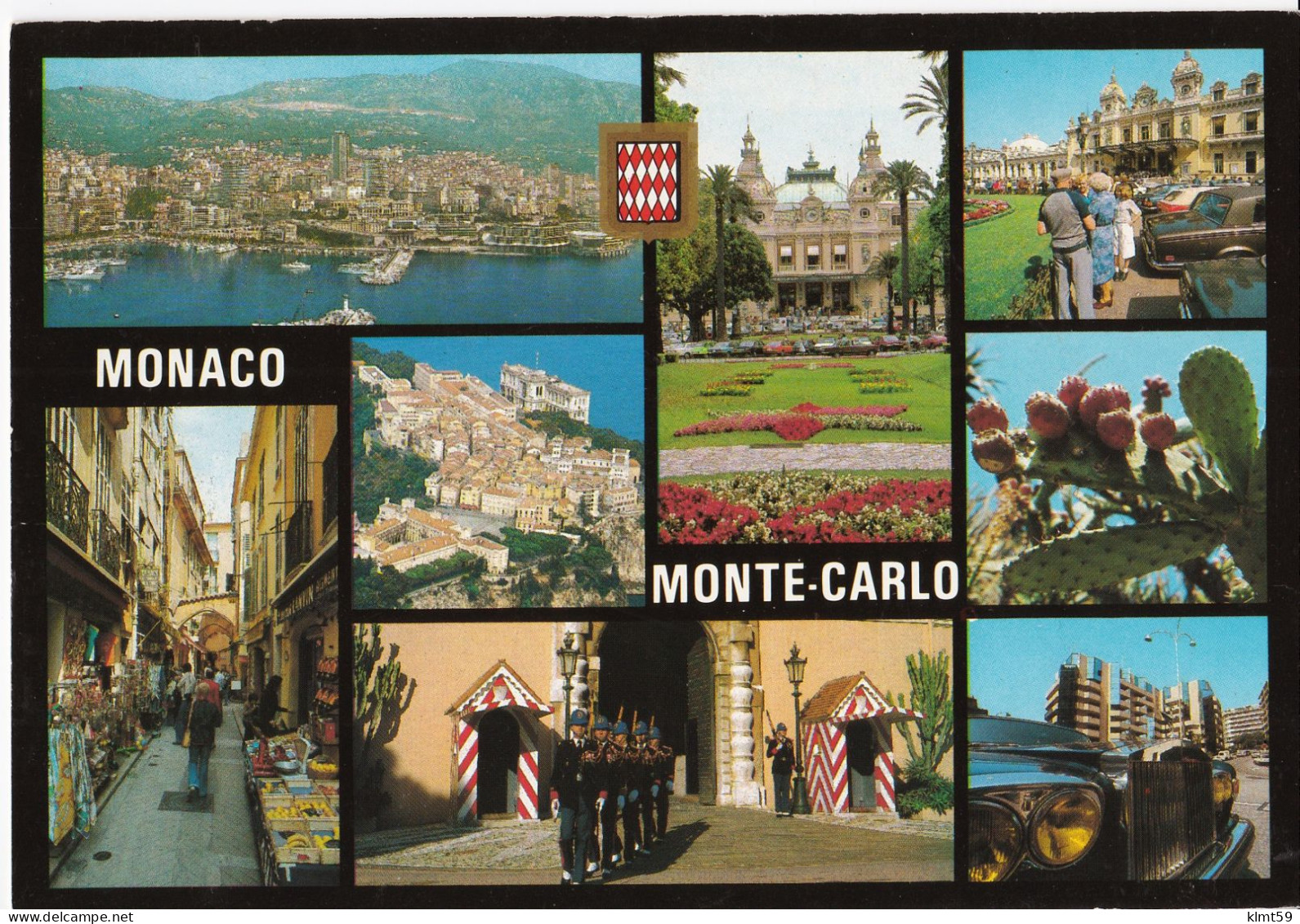Monaco - Monte-Carlo - Mehransichten, Panoramakarten