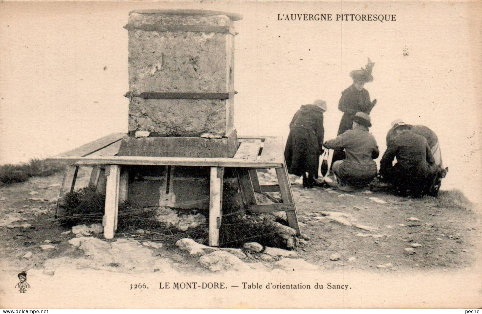 N°2750 W -cpa Le Mont Dore -table D'orientation Du Sancy- - Le Mont Dore