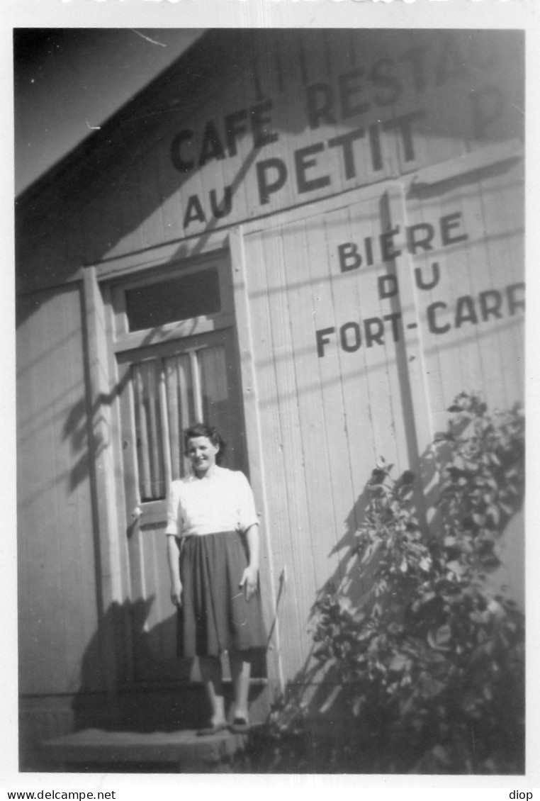 Photo Vintage Paris Snap Shop - Moutier En Mer Restaurant Caf&eacute; - Lieux