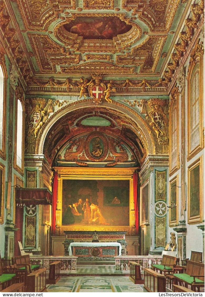 MALTE - Valletta - Oratorio At St John's Co-Cathedral - Colorisé - Carte Postale - Malta