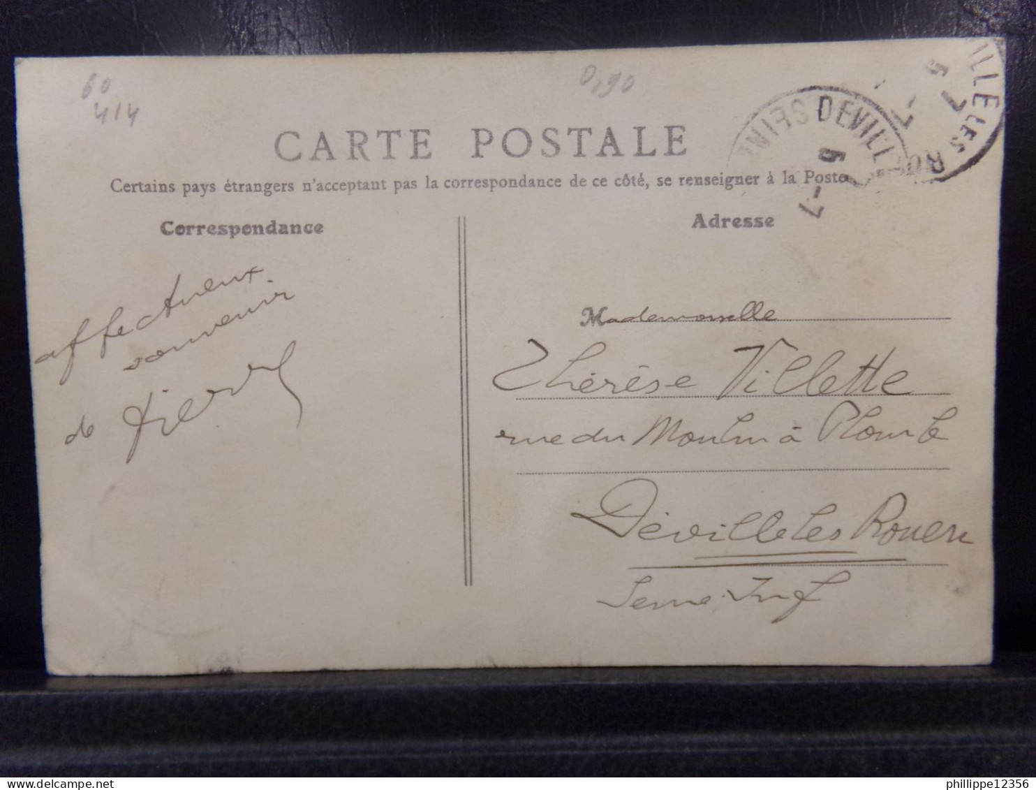 60414 . SENLIS . PORTAIL DE LA CATHEDRALE . OBLITEREE 1909 - Senlis