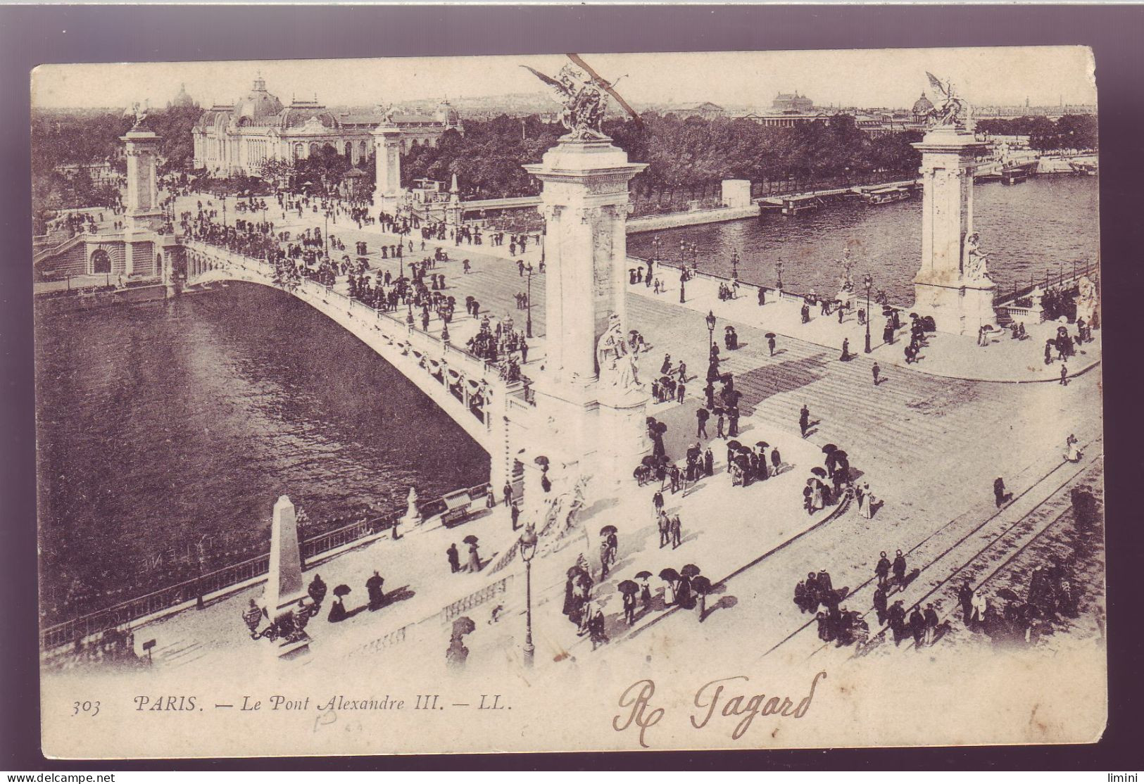 75 - PARIS - PONT ALEXANDRE III - ANIMÉE -  - Ponts