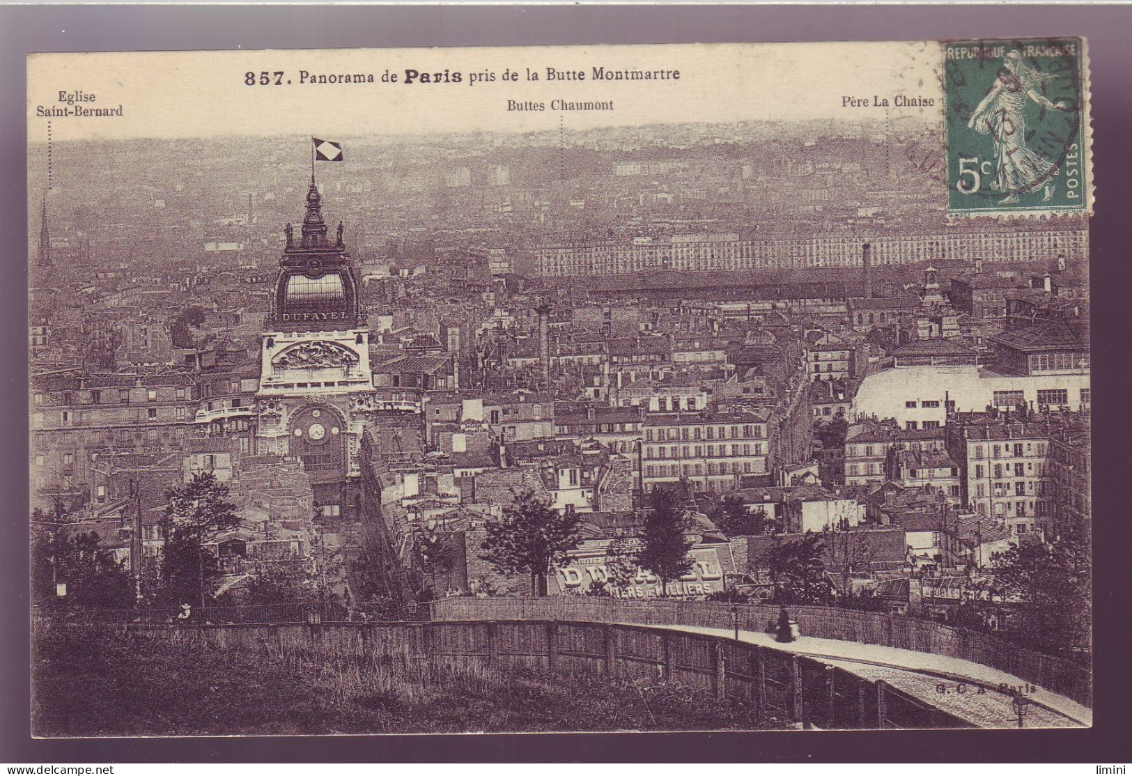 75 - PARIS - BUTTE MONTMARTRE - PANORAMA - - Sacré-Coeur