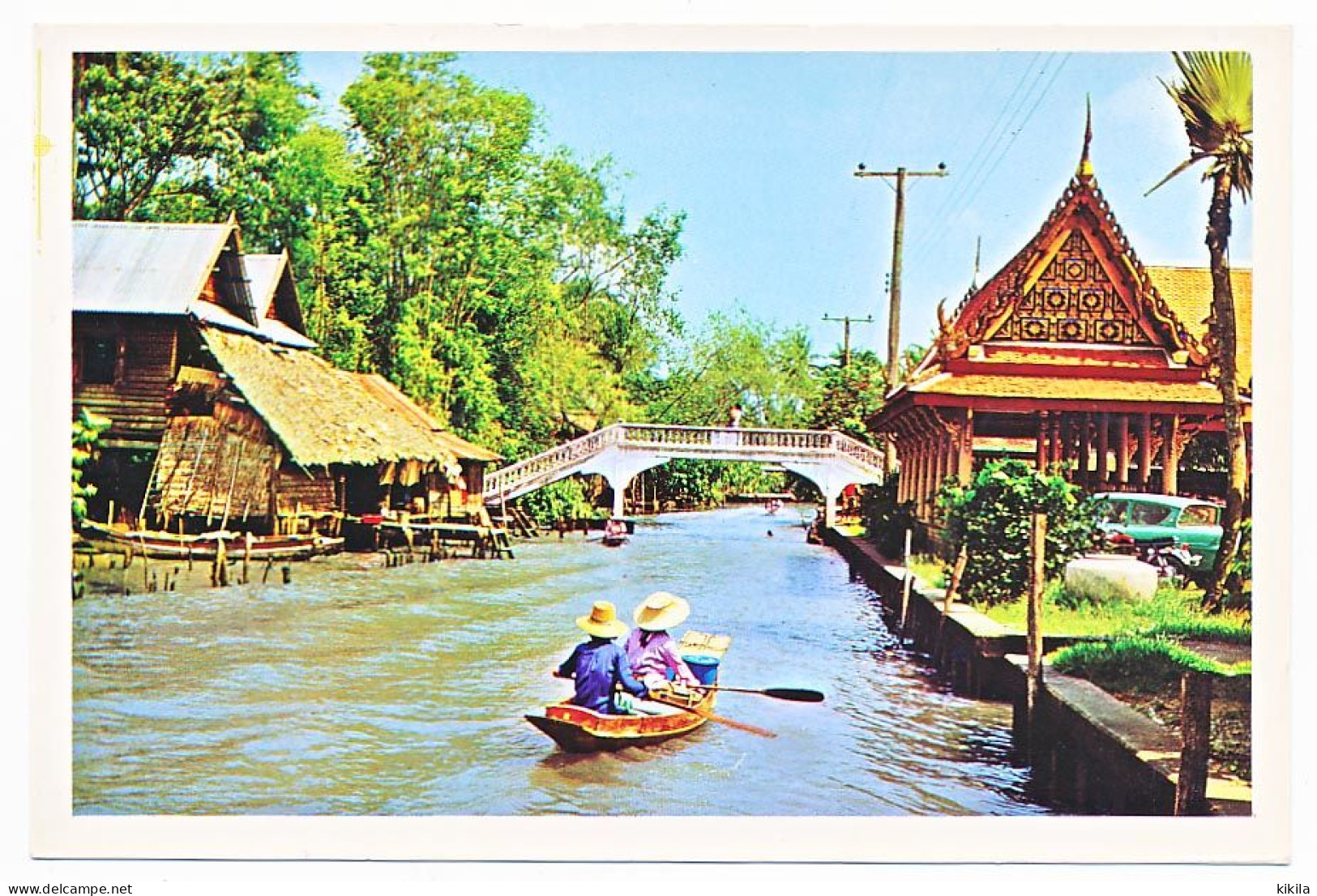 CPSM 10.5 X 15 Thaïlande (10) A Bridge Crossing A Klong (canal) At Thonburi (now A Part Of Greater BANGKOK) - Thaïlande