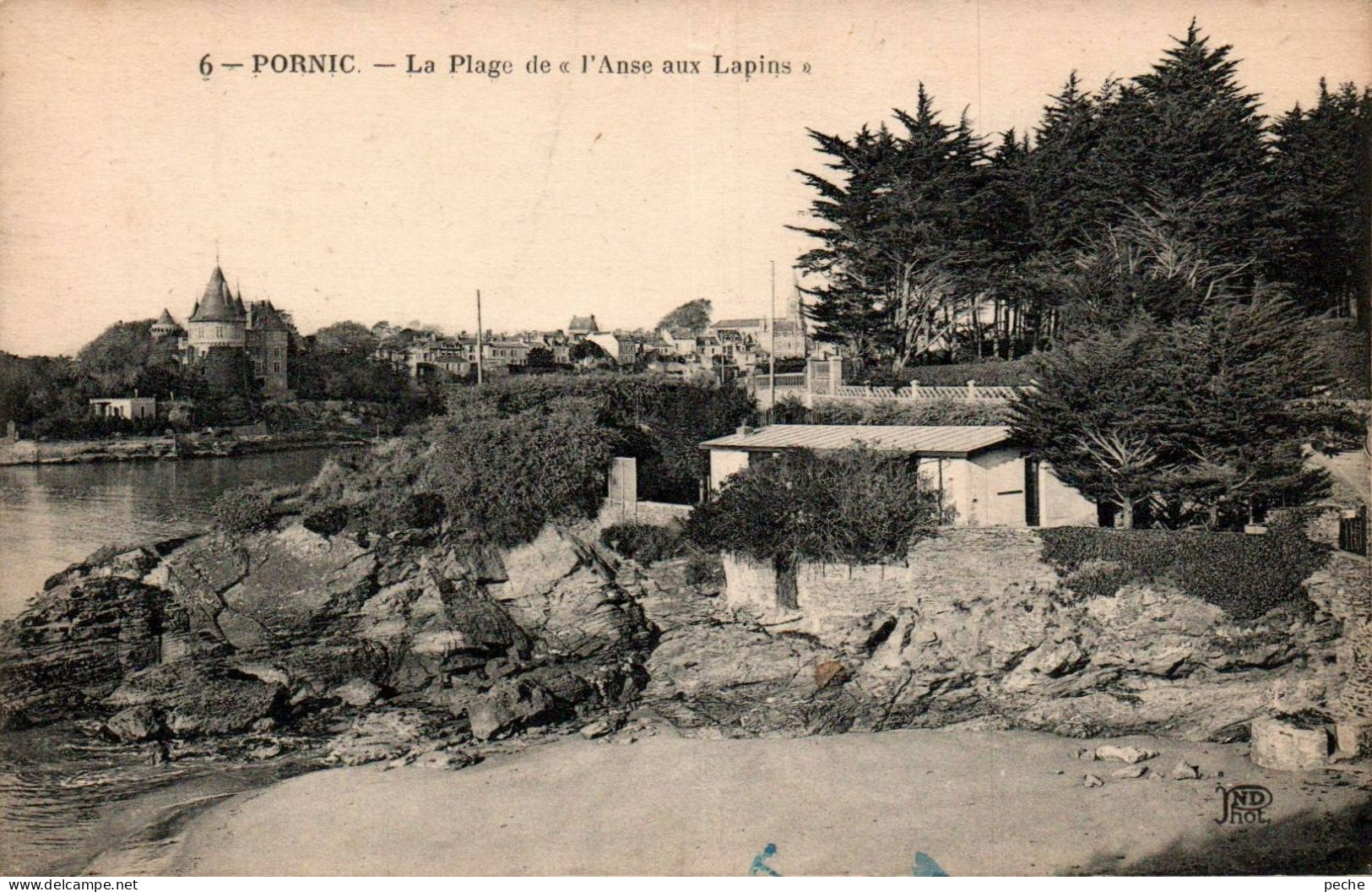 N°2755 W -cpa Pornic -la Plage De L'anse Aux Lapins- - Pornic