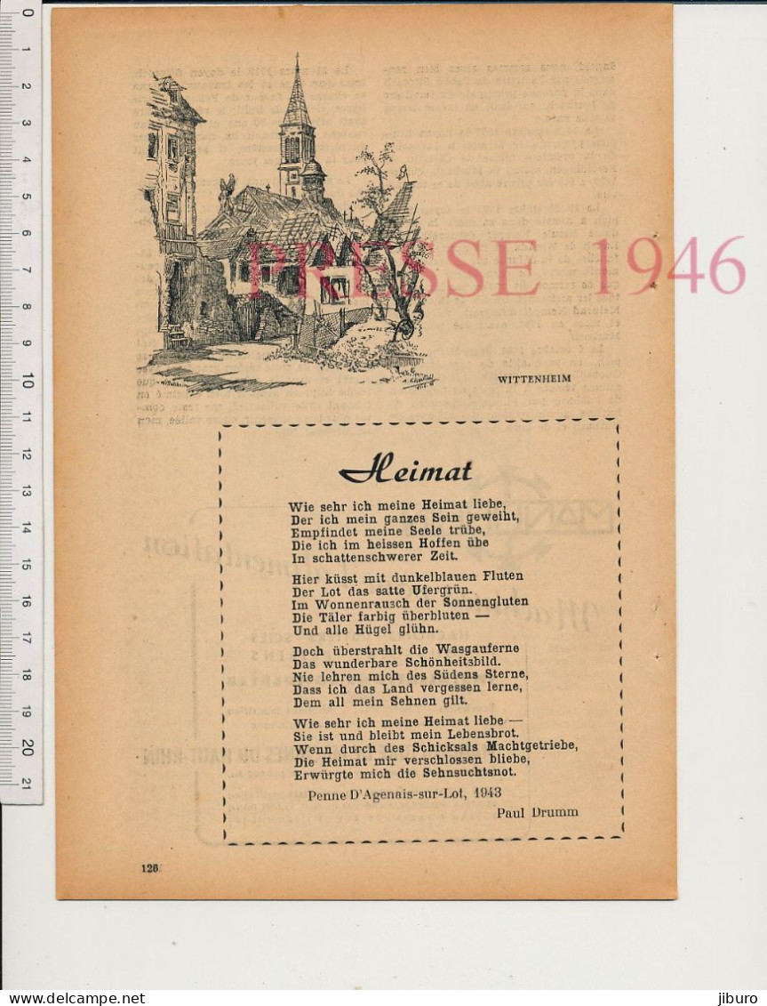 8 vues 1946 Jean-Michel Stippich curé à Saint-Amarin Musée Merxheim 68 Mollau Pub Manurhin Wittenheim église Religion