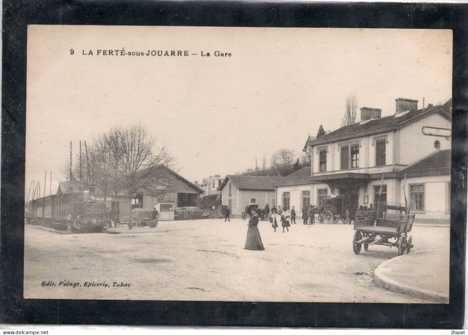 77 SEINE ET MARNE - LA FERTE SOUS JOUARRE La Gare, Locomotive (voir Description) - La Ferte Sous Jouarre