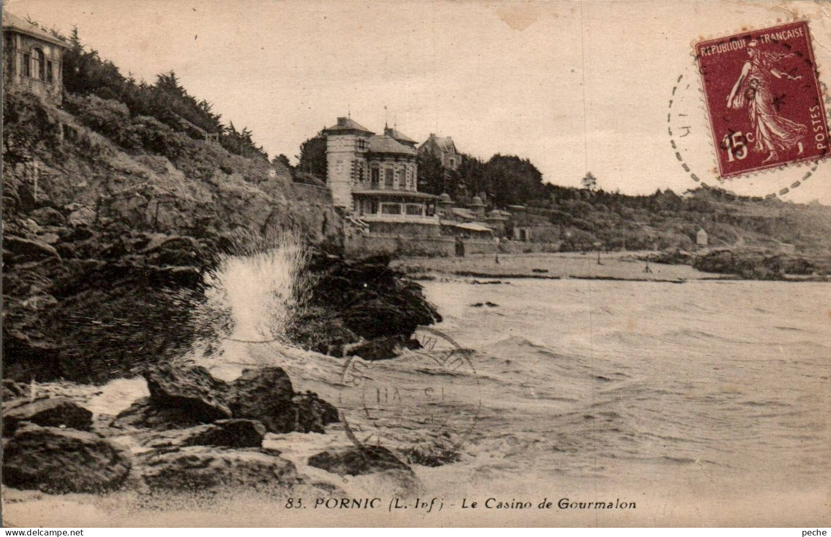 N°2758 W -cpa Pornic -le Casino De Gourmalon- - Pornic