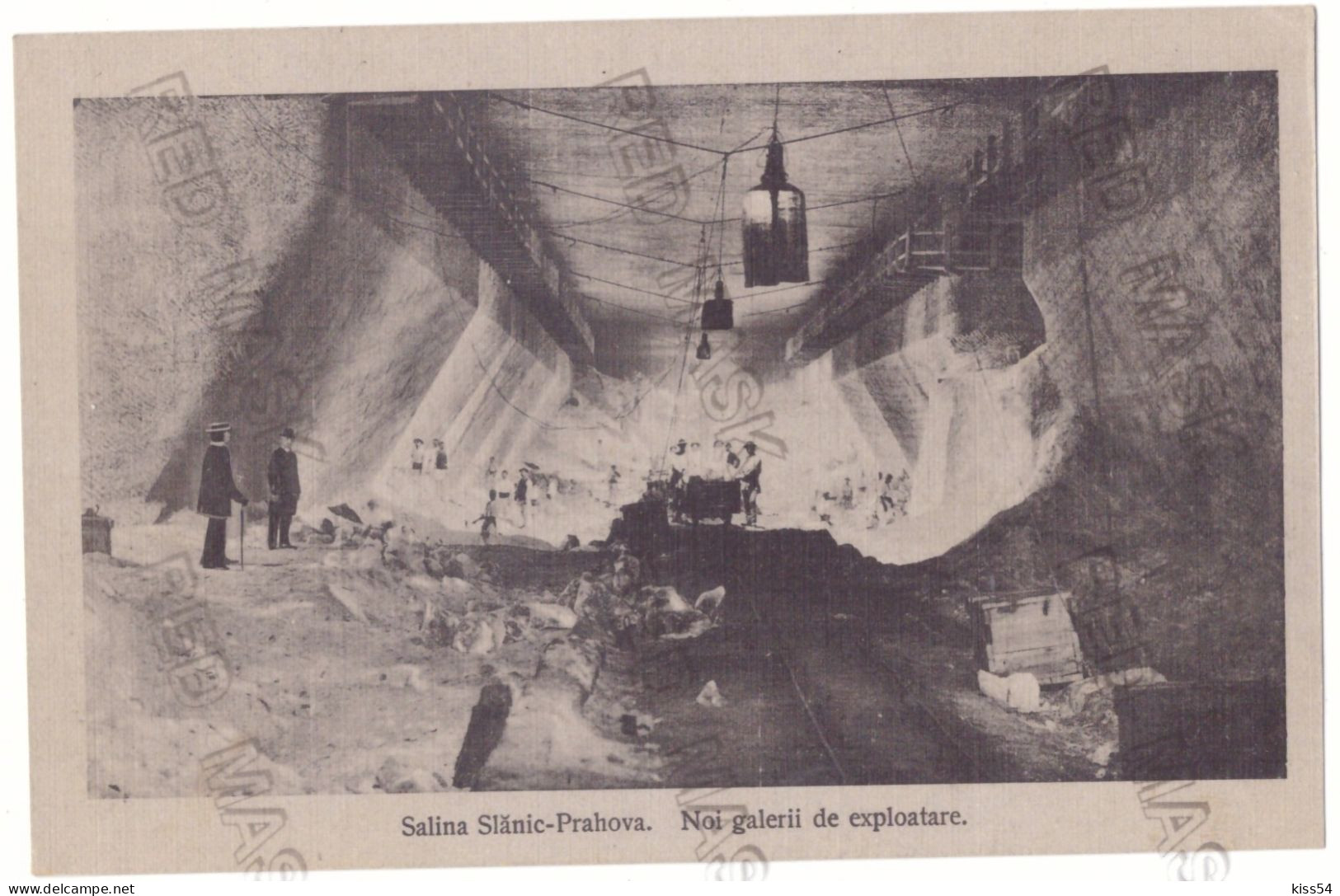 RO 91 - 25535 SLANIC PRAHOVA Salinity Mine, Romania - Old Postcard, CENSOR - Used - 1917 - Romania