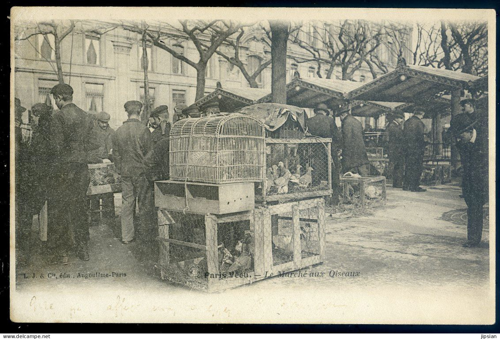 Cpa Du 75 Paris Vécu -- Le Marché Aux Oiseaux    STEP168 - Petits Métiers à Paris