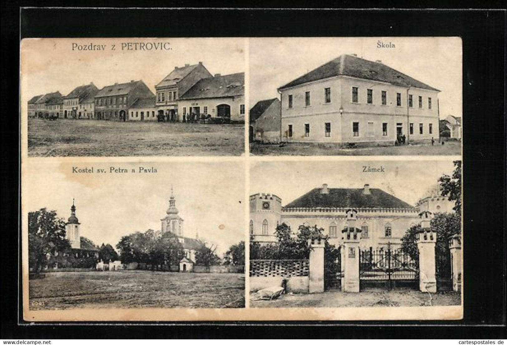 AK Petrovice, Skola, Kostel Sv. Petra A Pavla, Zámek  - Tchéquie