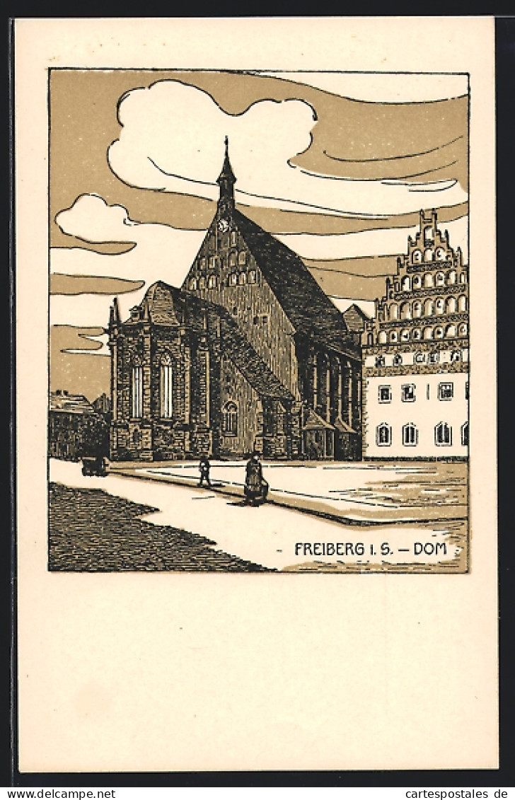 AK Freiberg I. Sa., Dom  - Freiberg (Sachsen)