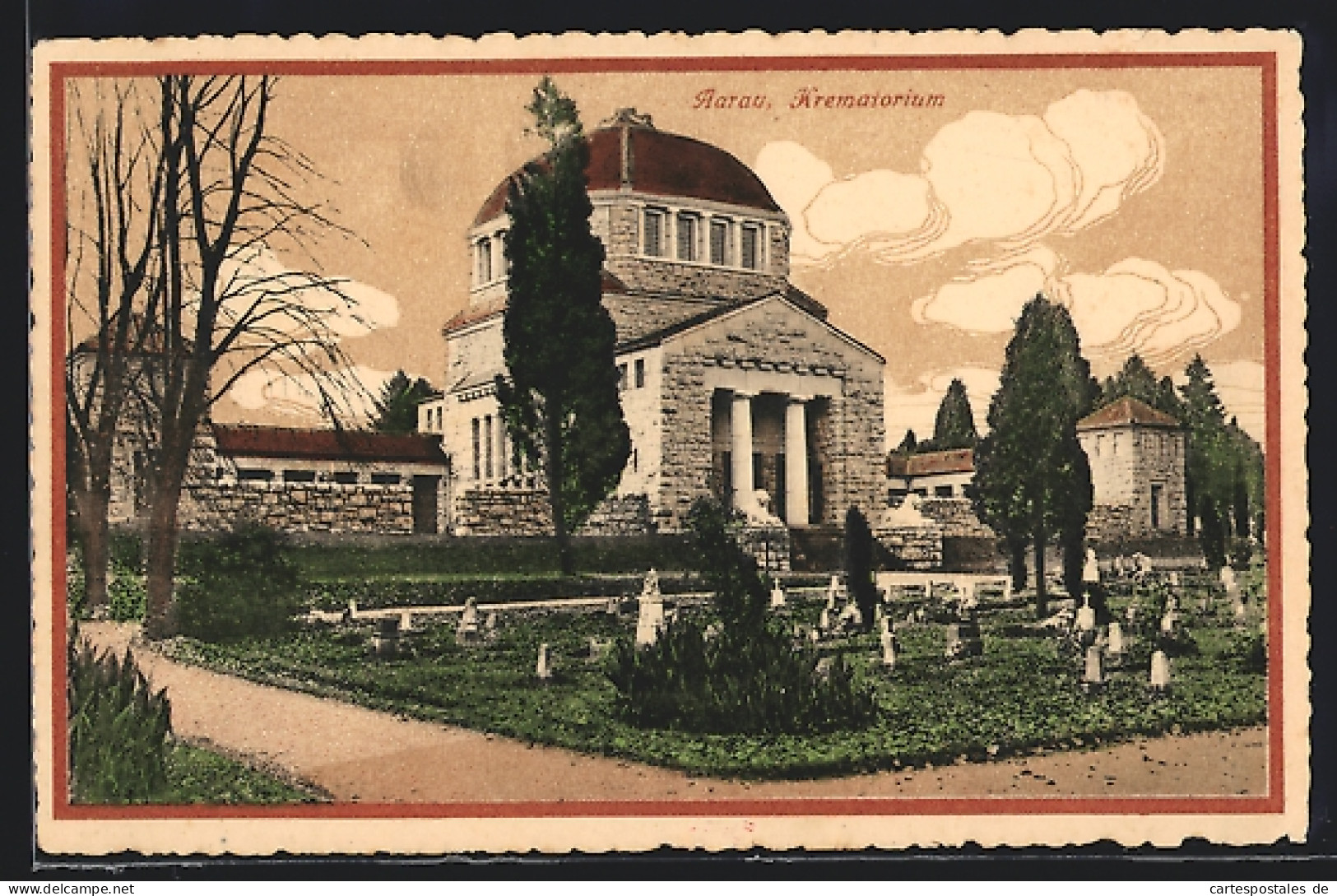 AK Aarau, Krematorium Mit Friedhof  - Aarau