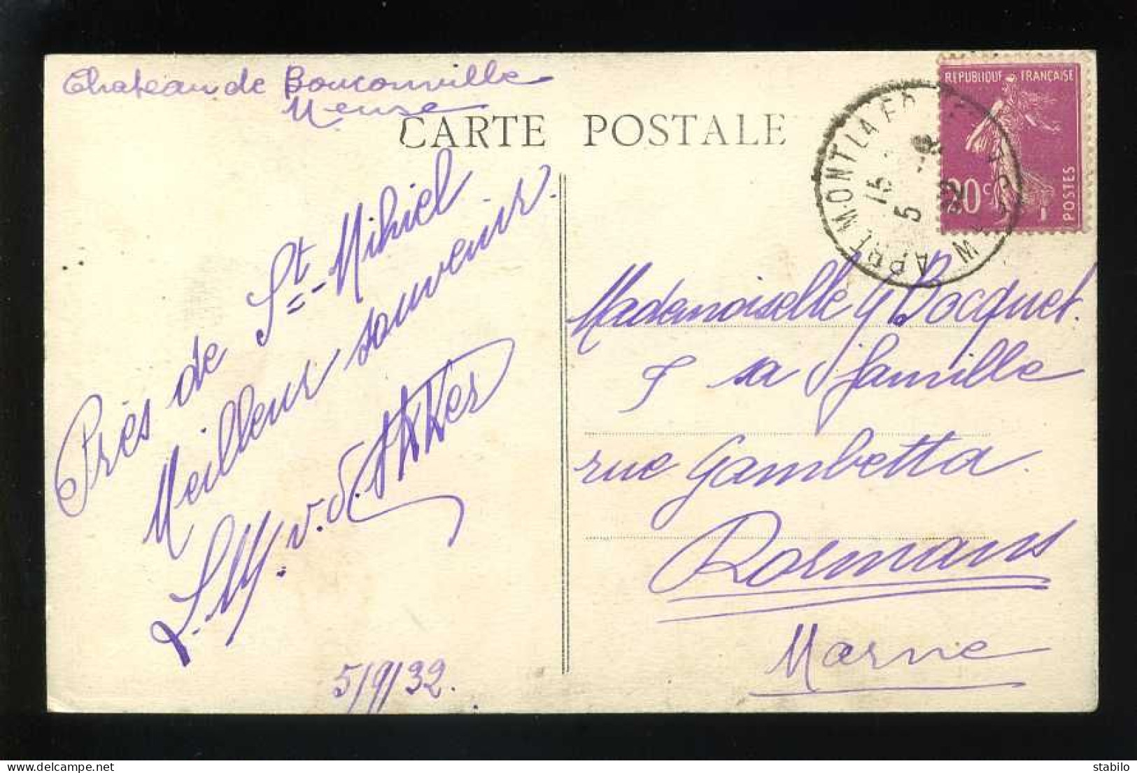 55 - BOUCONVILLE - L'EGLISE - COLLECTION PINZANI - Autres & Non Classés