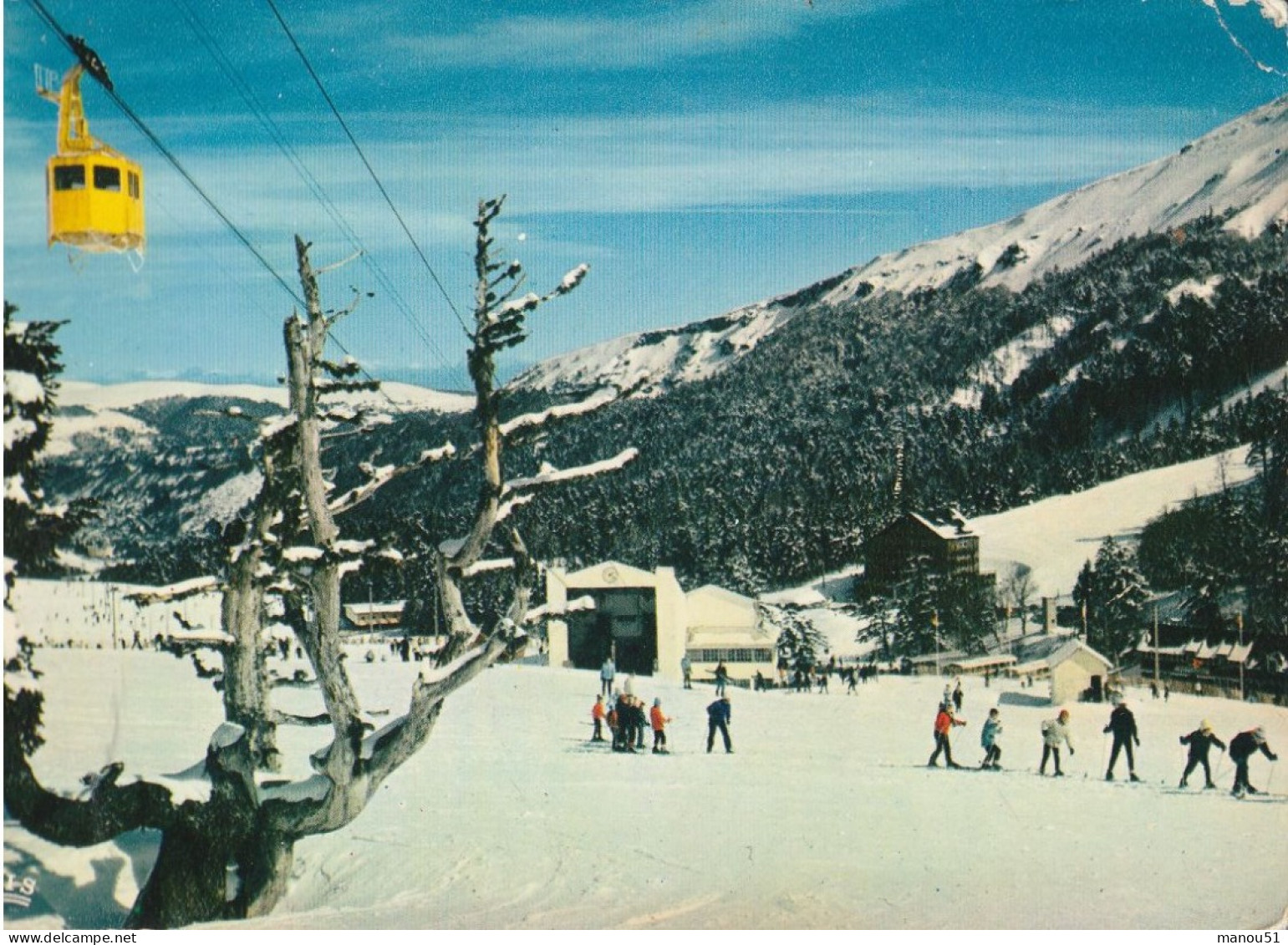 LE MONT DORE - SANCY - CPSM : L'Hôtel Du Puy Ferrand, Le Téléférique - Le Mont Dore