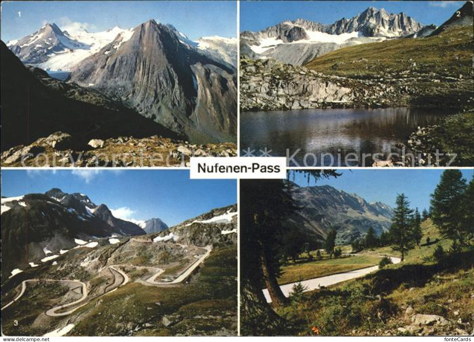 11695677 Nufenen Ulrichen Passhoehe Griesgletscher Bergsee Nufenenstrasse Val Be - Otros & Sin Clasificación