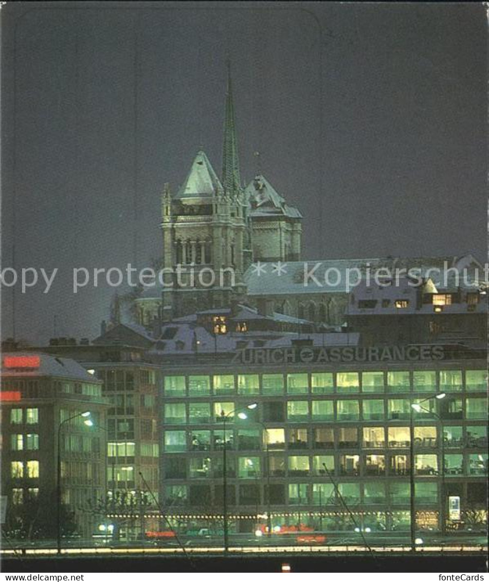 11695396 Zuerich Cathedrale La Nuit Zuerich - Autres & Non Classés