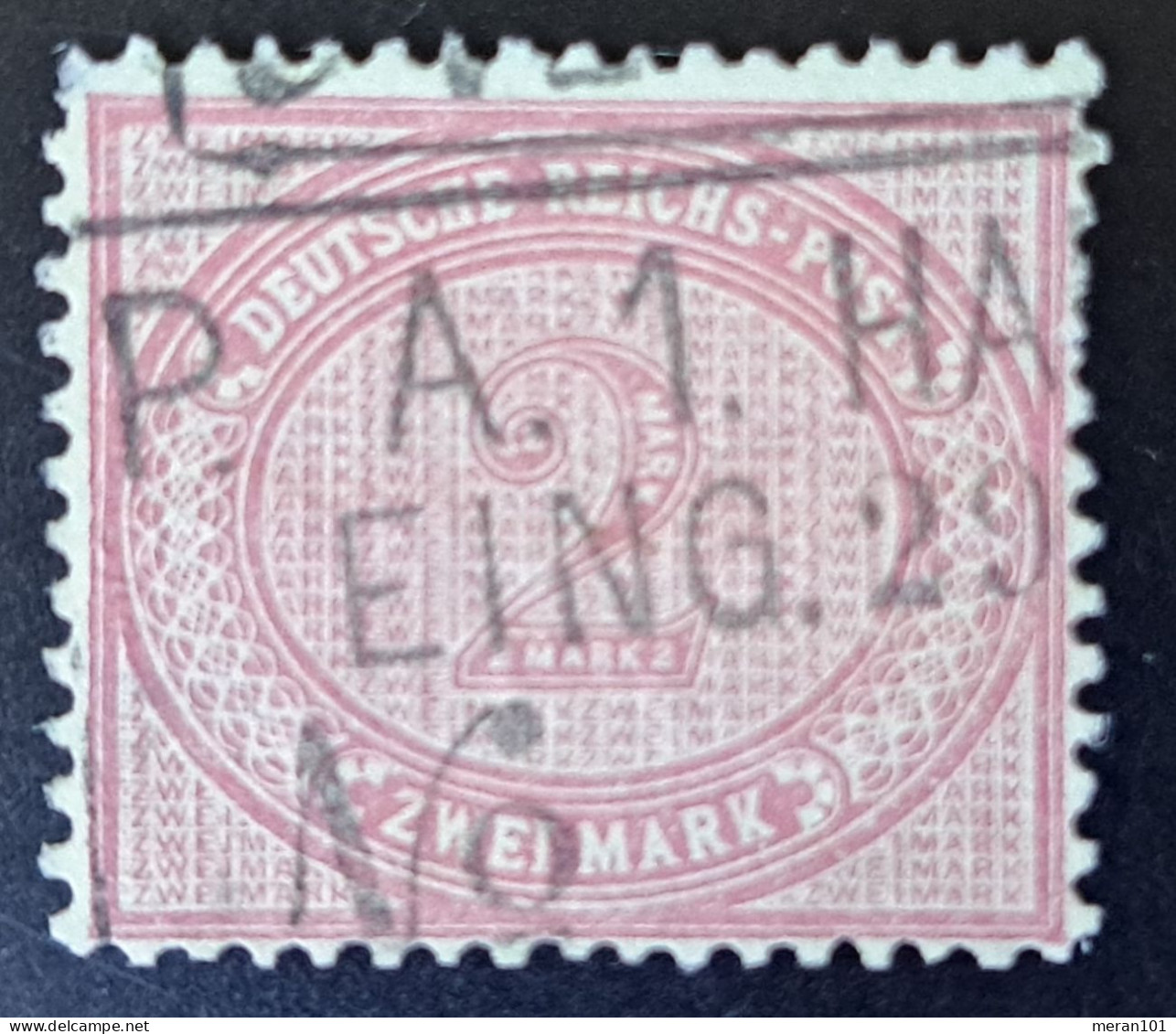 Deutsches Reich 1875, Innendienst Mi 37c Innendienstentwertung Geprüft - Used Stamps