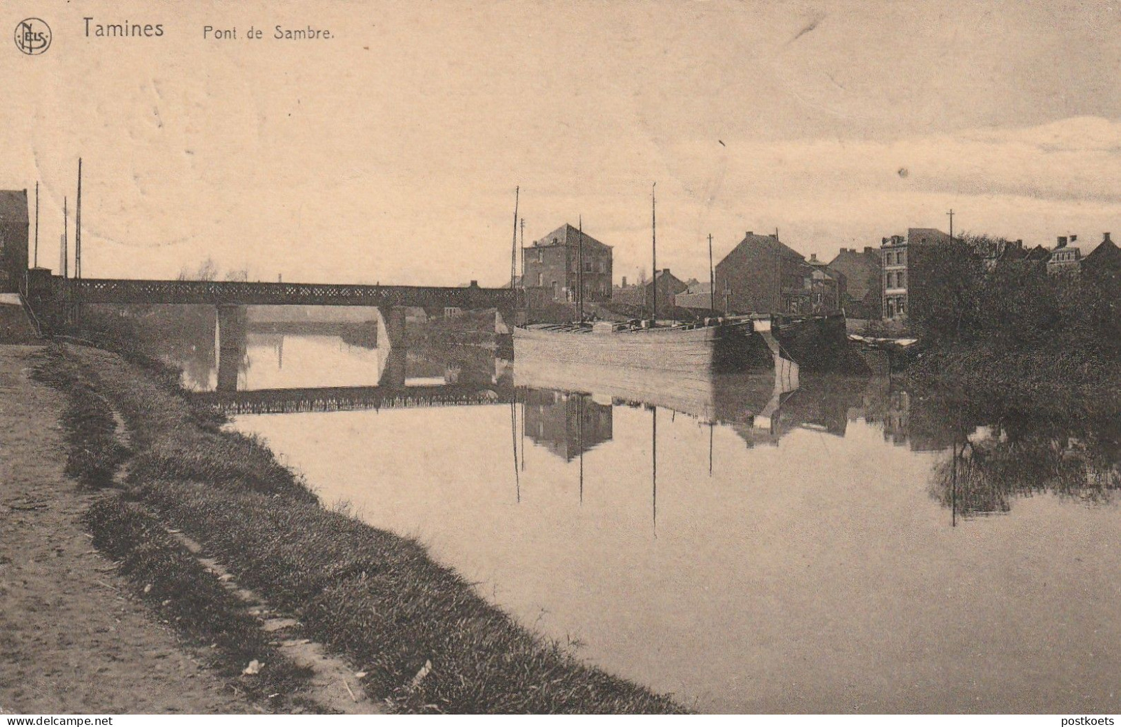 Tamines,Pont De Sambre,, 2 Scans - Sambreville