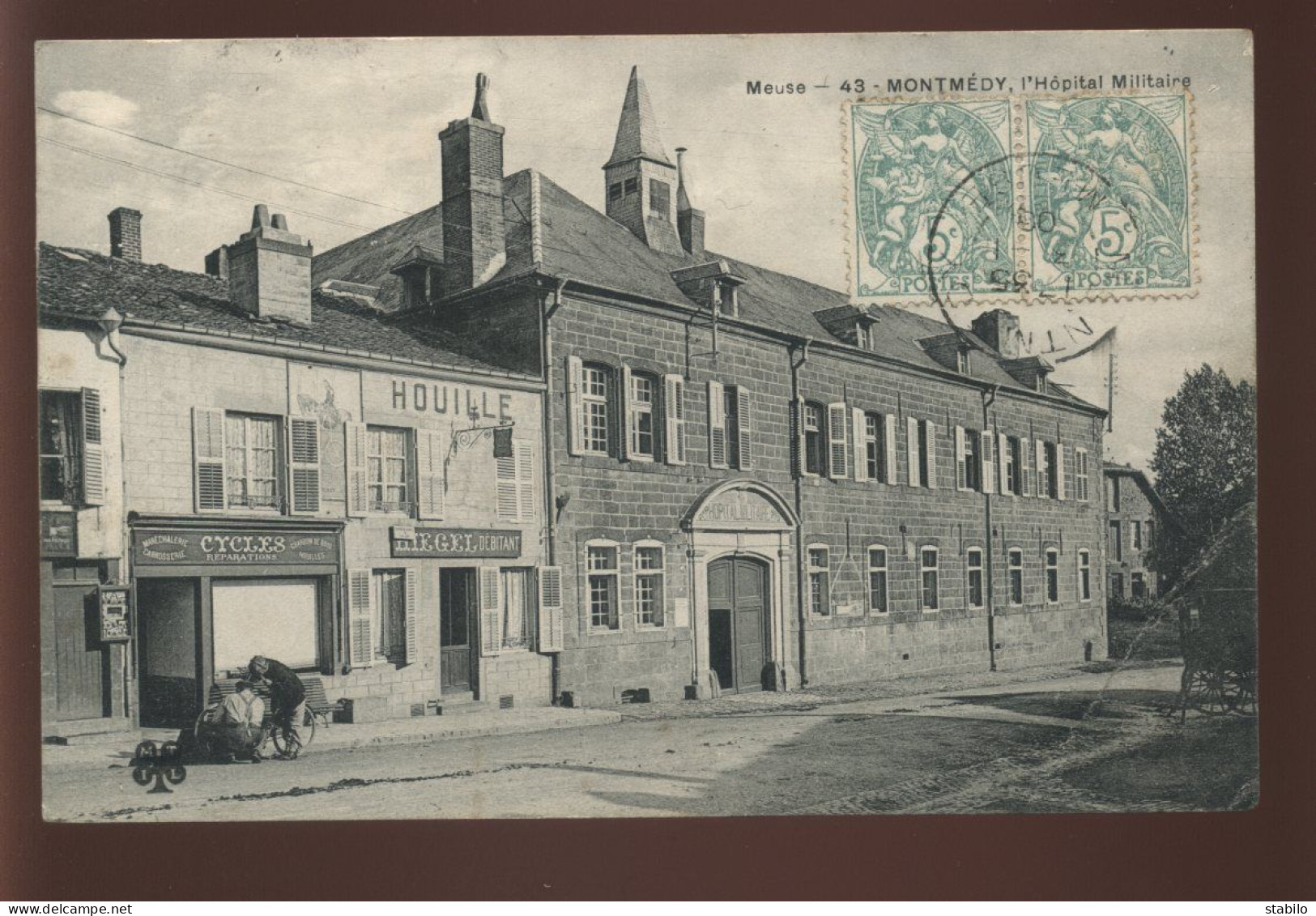 55 - MONTMEDY - L'HOPITAL MILITAIRE - MAGASINS HIEGEL - SANS EDITEUR - Montmedy