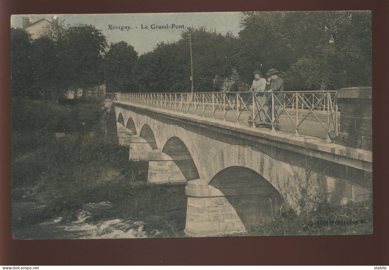 55 - REVIGNY-SUR-ORNAIN - LE GRAND PONT - EDITEUR ILLISIBLE - Revigny Sur Ornain