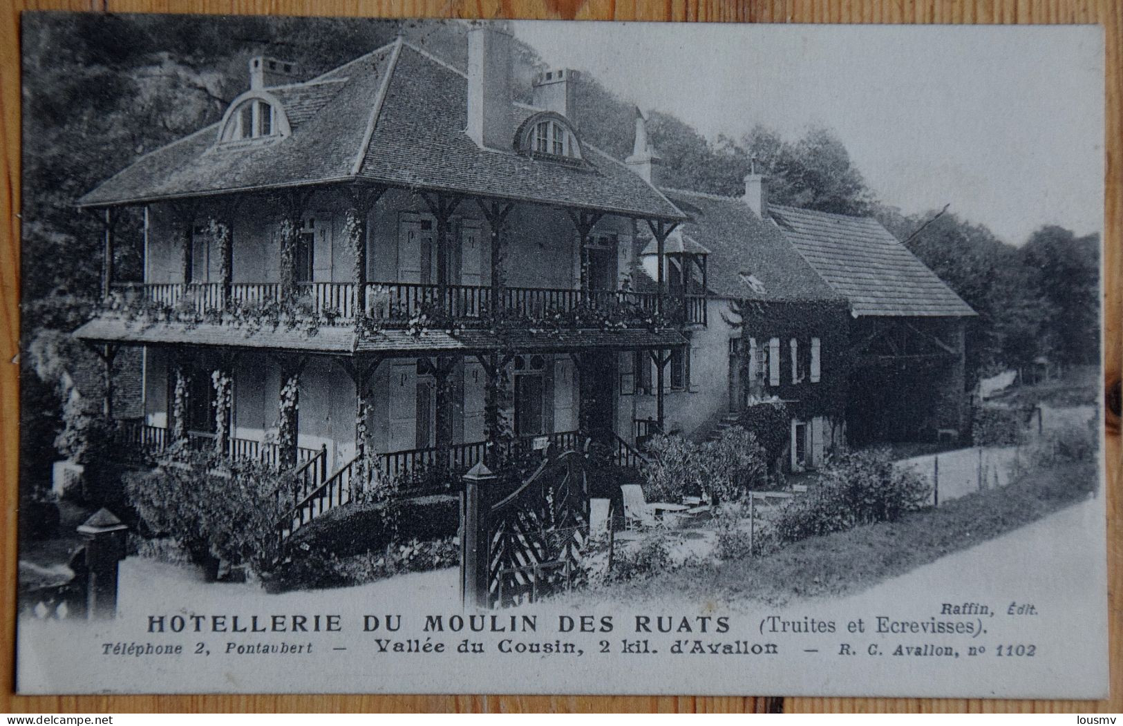89 : Hôtellerie Du Moulin Des Ruats - Vallée Du Cousin - 2 Kil. D'Avallon - (n°29117) - Avallon