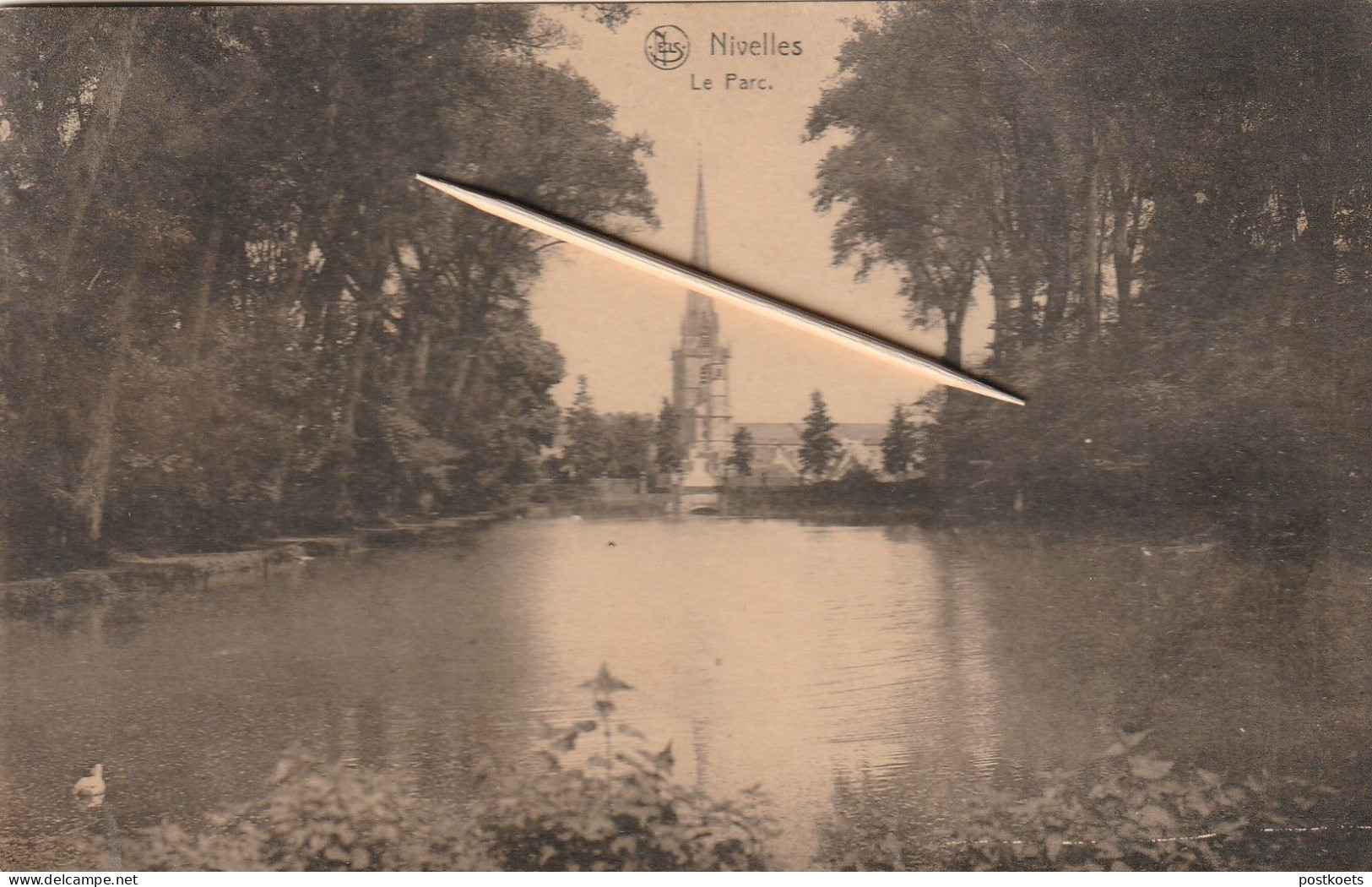 Nivelles, Le Parc,  2 Scans - Nivelles