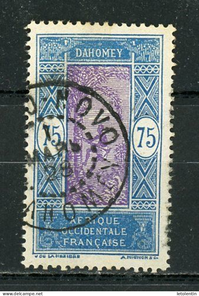 DAHOMEY (RF) - T. COURANT - N° Yvert 56 Obli. BELLE OBLITÉRATION RONDE - Oblitérés