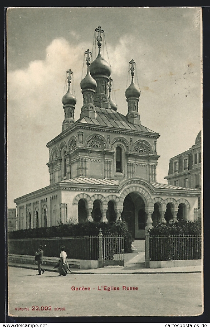 AK Genève, L`Eglise Russe  - Genève