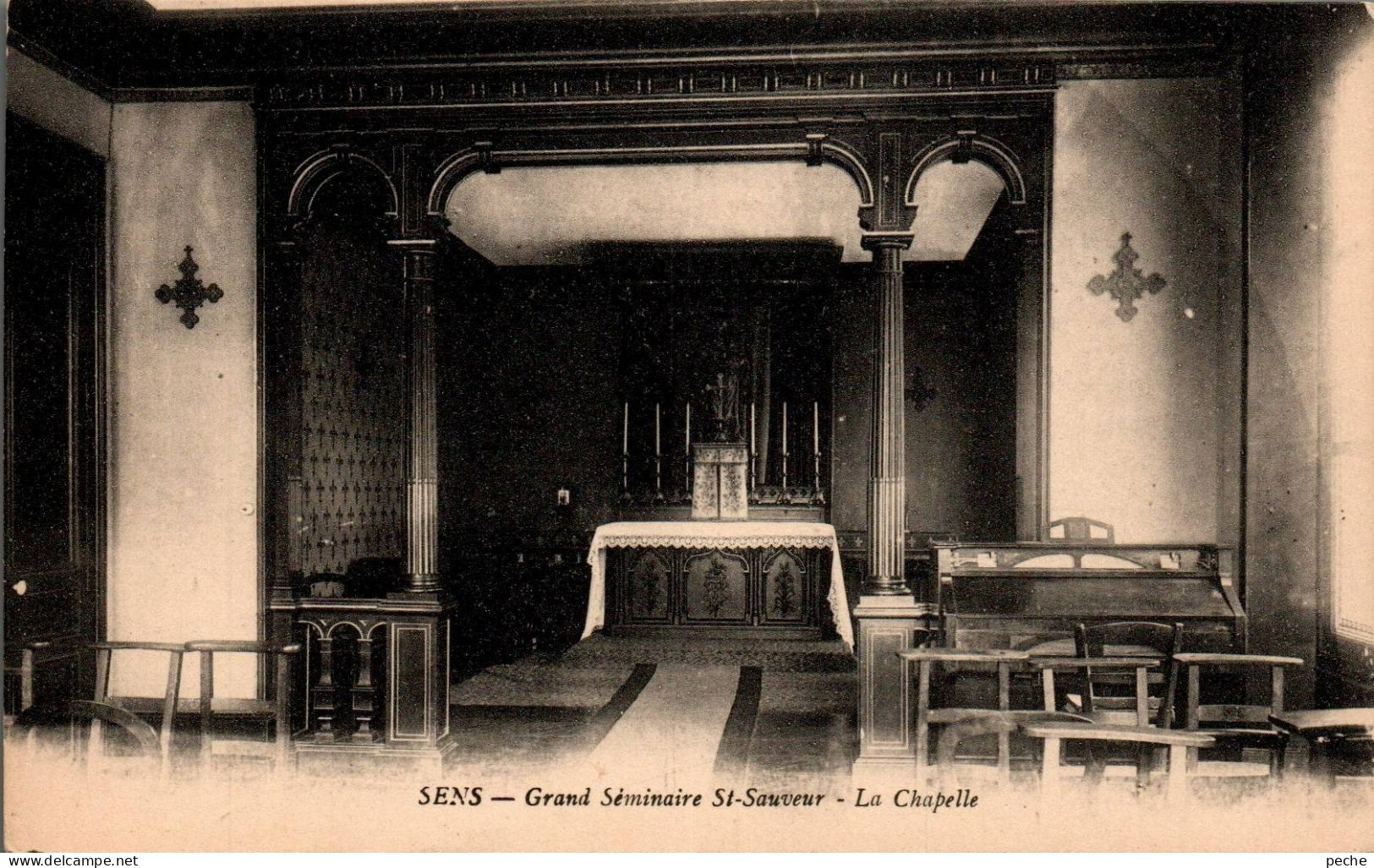 N°2765 W -cpa Sens -grand Séminaire St Sauveur- La Chapelle- - Sens