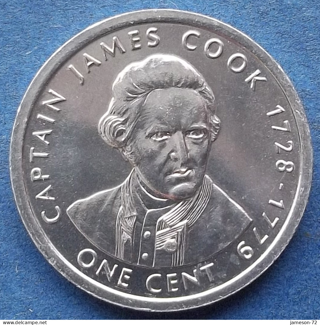COOK ISLANDS - 1 Cent 2003 "James Cook" KM# 419 Dependency Of New Zealand Elizabeth II - Edelweiss Coins - Cookinseln