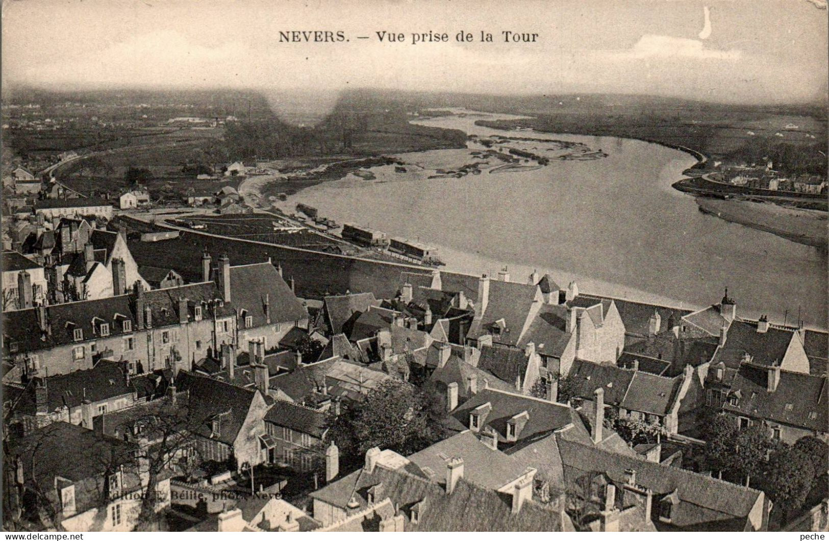 N°2769 W -cpa Nevers -vue Prise De La Tour- - Nevers