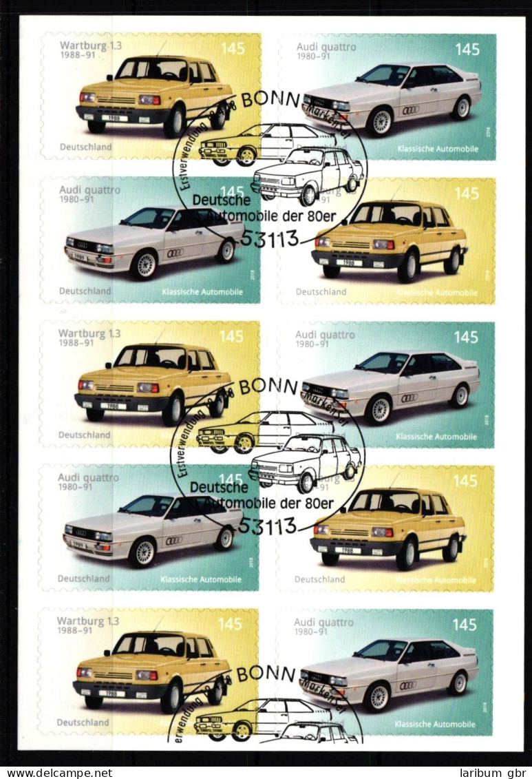 BRD Bund FB 76 Gestempelt Folienblatt #JN118 - Altri & Non Classificati