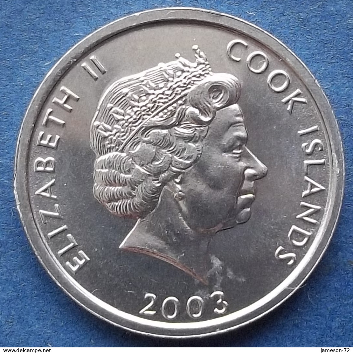 COOK ISLANDS - 1 Cent 2003 "Collie Dog" KM# 420 Dependency Of New Zealand Elizabeth II - Edelweiss Coins - Cook Islands