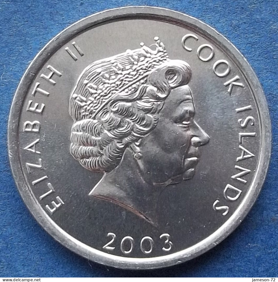 COOK ISLANDS - 1 Cent 2003 "Pointer Dog" KM# 421 Dependency Of New Zealand Elizabeth II - Edelweiss Coins - Cook Islands