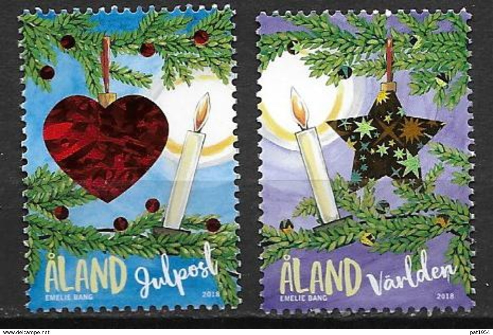 Aland 2018 N° 462/463 Neufs Noël - Ålandinseln