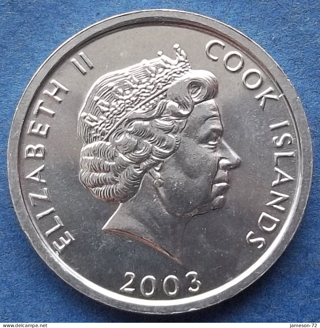 COOK ISLANDS - 1 Cent 2003 "Monkey On Branch" KM# 423 Dependency Of New Zealand Elizabeth II - Edelweiss Coins - Cookeilanden